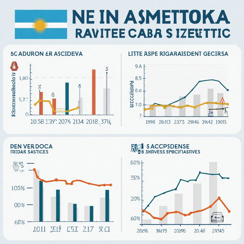 Gráfico de estadísticas de siniestros viales