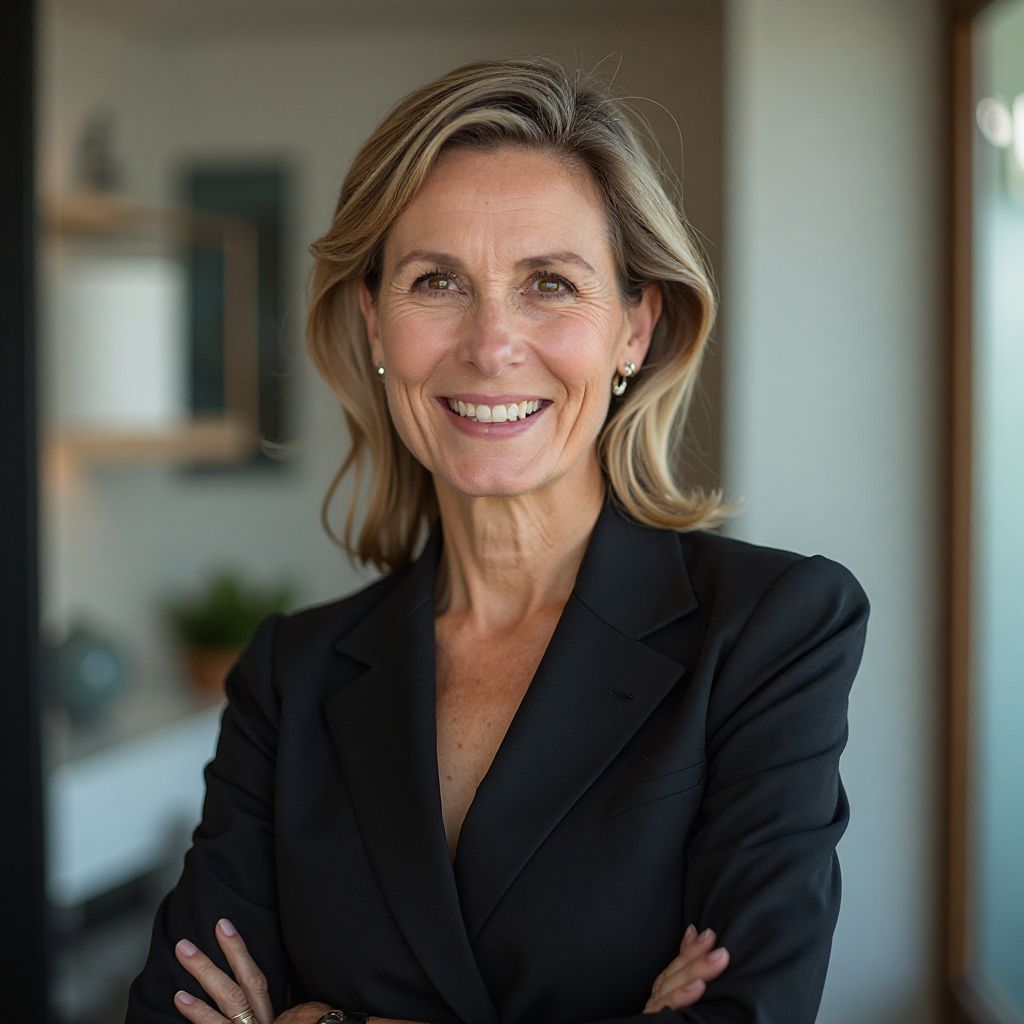 Retrato de Gabriela Mendoza, Directora General